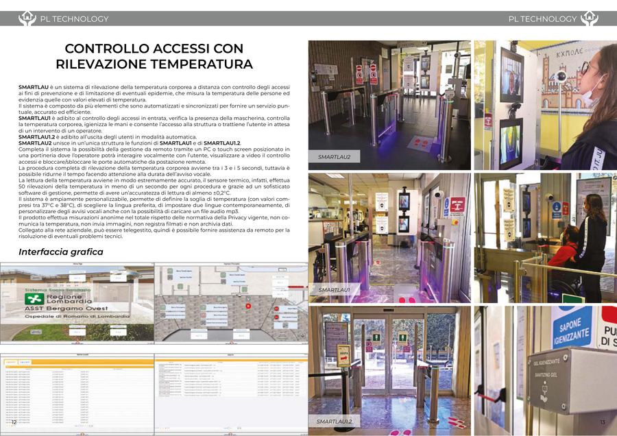 Controllo accessi con rilevazione