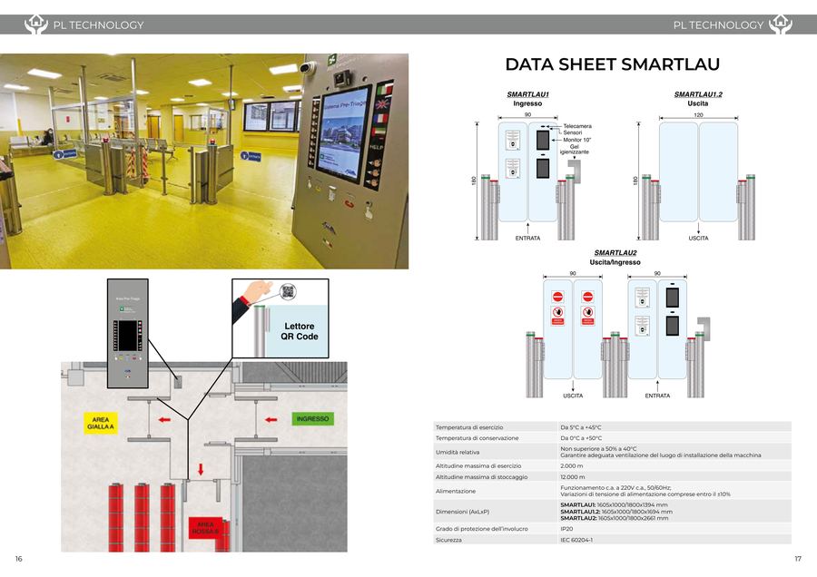Data sheet e layout accessi